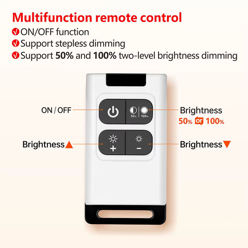 SLMPLEFUN Drahtlose RF 433 MHz Fernbedienung und Mini-Empfänger Set zur LED Helligkeitseinstellung und Dimmung für DC 5 V bis 72 V - Bild 2