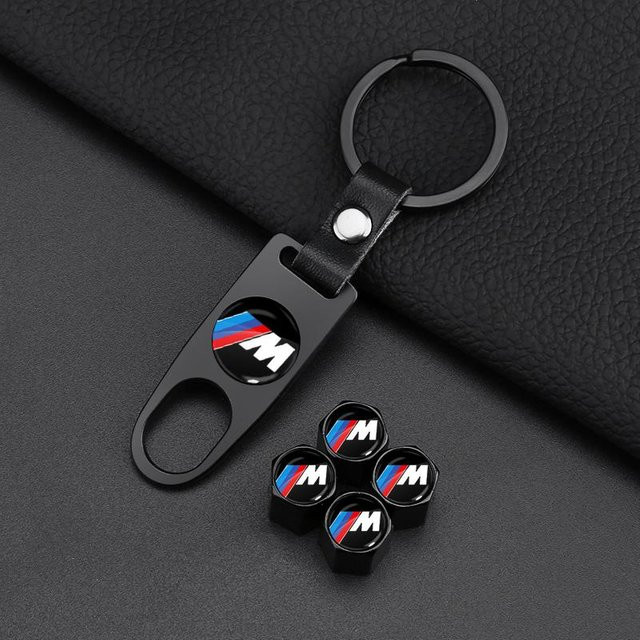 Schlüsselanhänger Leder, BMW, black, Unisex - Bild 1