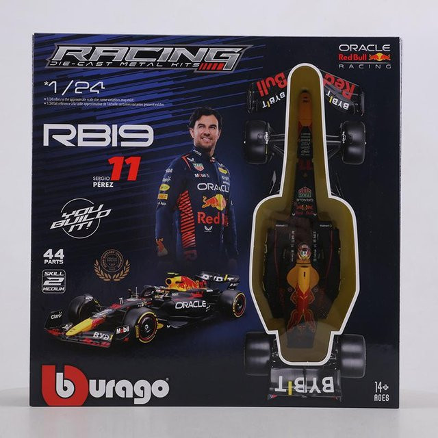 Linyi toy car Red Bull Racing Rb19 Nr. 11 Montageversion, Diecast Car, 1:24, Metall, ab 14 Jahren - Bild 1