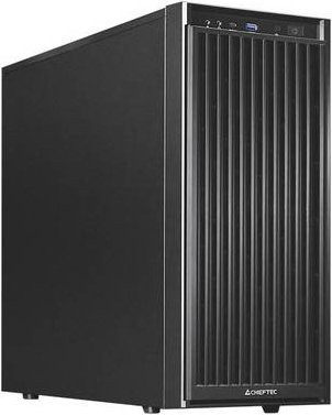 Chieftec Midi-Tower ATX PC-Gehäuse in Schwarz mit USB-C Anschluss - Bild 1