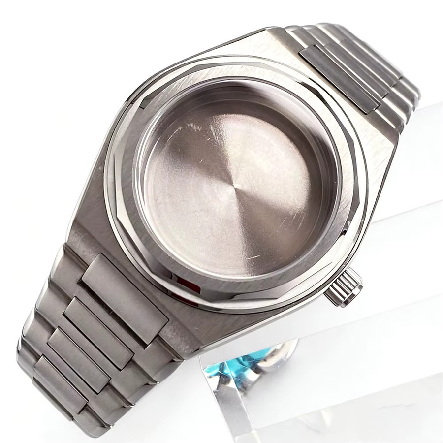 Tandorio Uhrengehäuse Edelstahl, Silber, 40 mm, Unisex - Bild 2