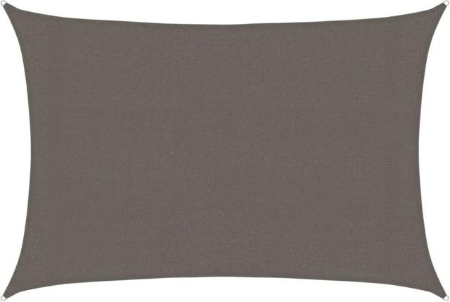 Furnicato Sonnensegel aus HDPE in Anthrazit, Rechteckig, B x T: 3 x 4,5 m - Bild 1