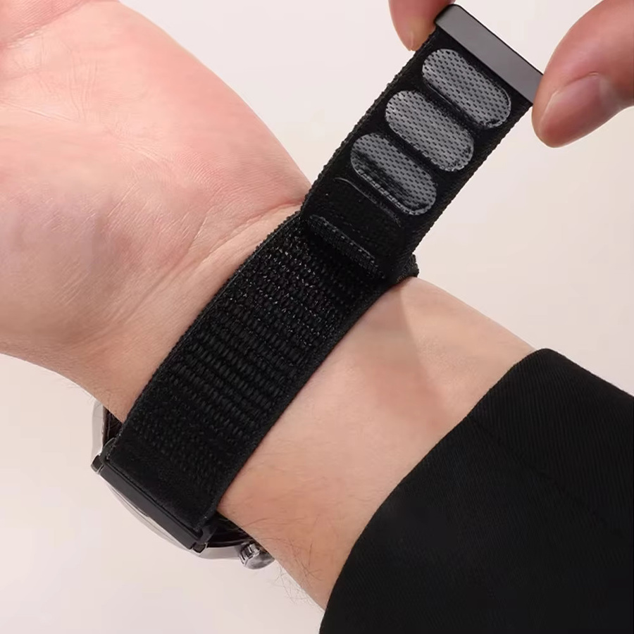 Huawei Uhrenarmband Nylon, Schwarz, Unisex - Bild 5