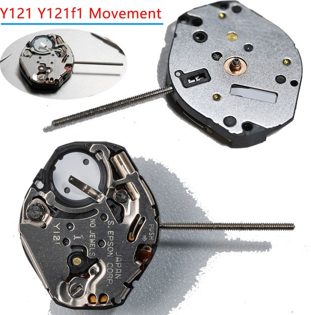 OAKCHARM Ersatz-Uhrwerk, 3-Zeiger-Quarz-Kristall-Uhrwerk, Silber - Bild 1
