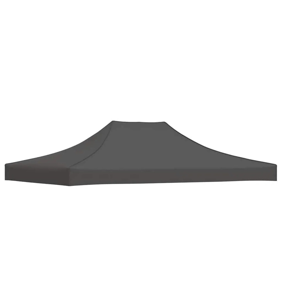 vidaXL Partyzelt-Dach für Faltpavillon in Anthrazit, B/T: 4,5 x 3 m, aus Polyester mit PVC-Beschichtung - Bild 2