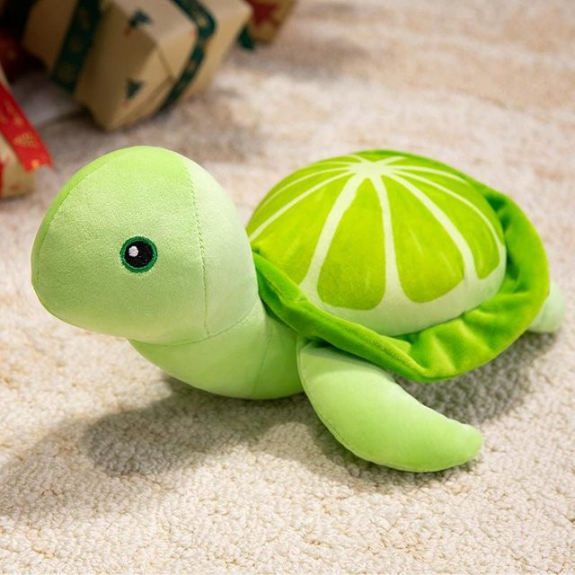 Yiran toy Kleine Zitrone Schildkröte, Plüschtier, 35cm - Bild 1