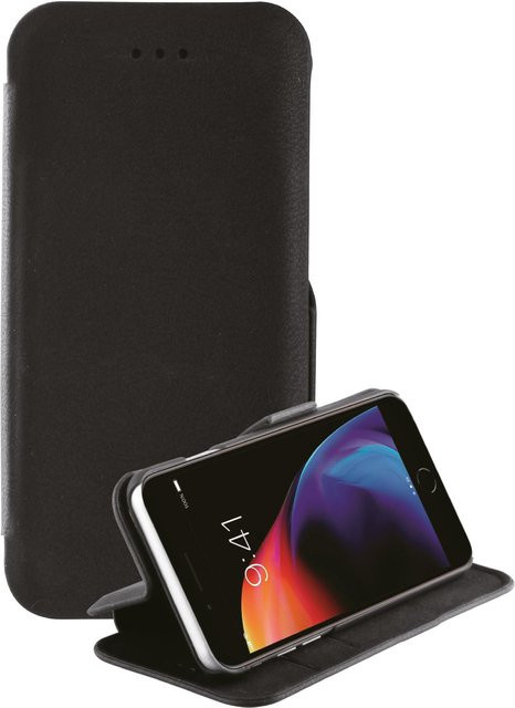 Vivanco Casual Wallet Handyhülle für iPhone SE (2. Gen), iPhone 8, iPhone 7 und iPhone 6s in Schwarz - Bild 1