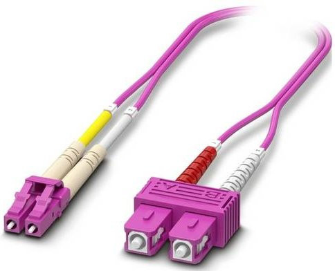 Phoenix Contact LWL-Kabel FOC-LC:PA-SC:PA-OM4:D01/10 in Pink - Bild 1