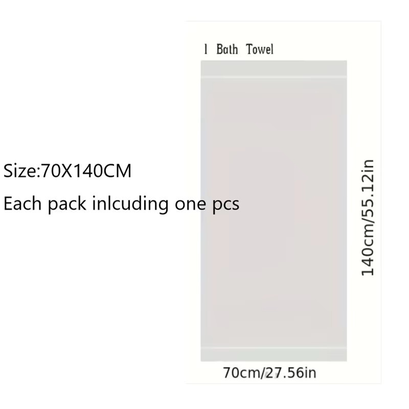 Inyahome Badetuch aus saugfähiger Bambusfaser mit floralem Jacquard-Blattmuster in Grün, B/H: 70 x 140 cm - Bild 4