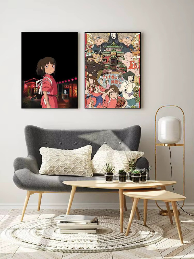 Kayou Anime Poster Sen to Chihiro no Kamikakushi Kunstdruck Mehrfarbig - Bild 7
