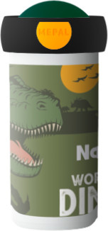 Mepal Verschlussbecher Dino in Green mit individuellem Namen - Bild 1