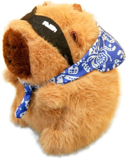 Yiran bag Capybara Plüsch Anhänger, beige, Unisex - Bild 1