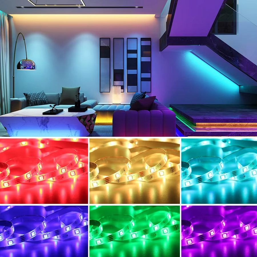 FRST RGB LED Streifen mit App-Steuerung, flexibles LED Lichtband für deine Raumdekoration, Länge: 40 m - Bild 5