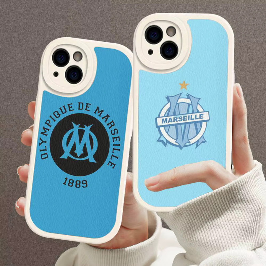 Potdemiel Handyhülle für iPhone 16 15 14 13 12 11 Pro Max Plus Leder Soft Case in Blau - Bild 5