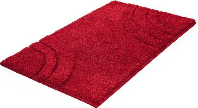 Badteppich SATURN in Rot, rechteckig, modern, Material: Polyacryl, B/T: 120 x 70 cm - Bild 1