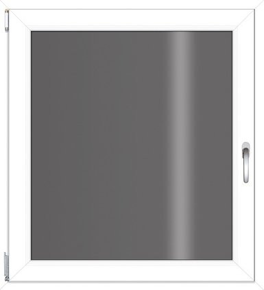 RORO Kunststoff-Fenster KOMFORT B70 in Weiss mit Klarglas, Breite: 100 cm, Höhe: 110 cm - Bild 1