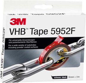 3M Doppelseitiges Klebeband mit Acrylat-Klebstoff Breite: 1,9 cm, Länge: 3 m - Bild 1