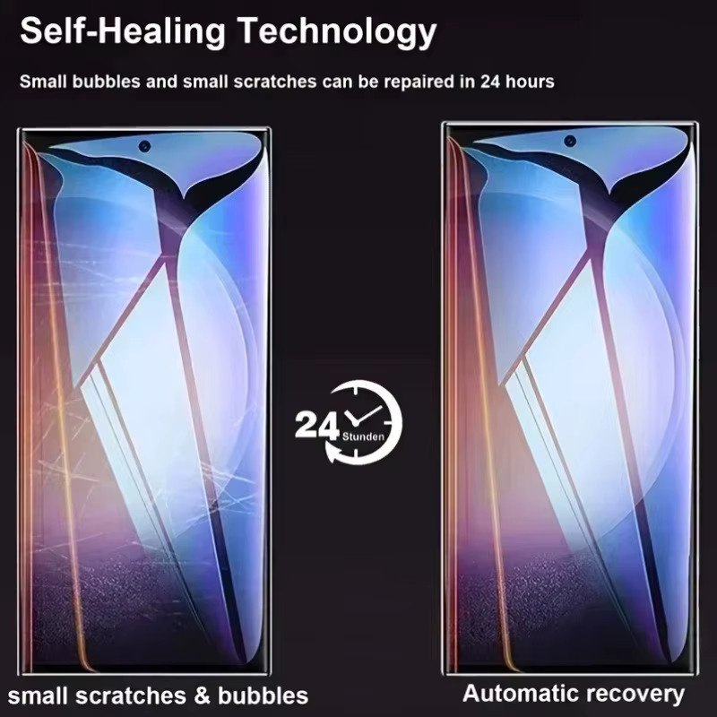 3er-Pack Hydrogel-Displayschutz Folie für Xiaomi Redmi Note 13 12 Pro 5G 11 Pro 10 5G 9 10T 13C transparent - Bild 6
