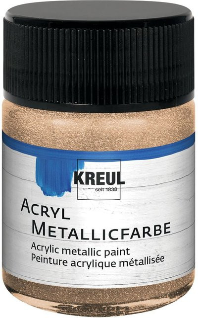 KREUL Acryl Metallicfarbe Champagner, 50 ml - Bild 1