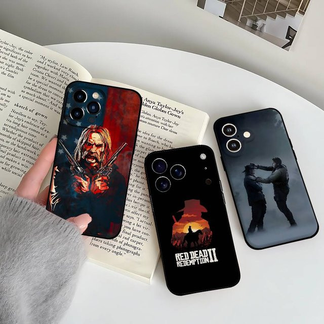 Red Dead Redemption 2 Handyhülle für iPhone 11 bis 17 Pro Max und Plus Modelle in Multicolour - Bild 1