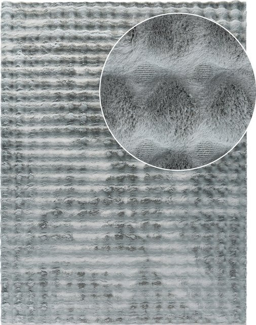 Fellteppich Arnia grau B: 200 cm, T: 280 cm - Bild 1