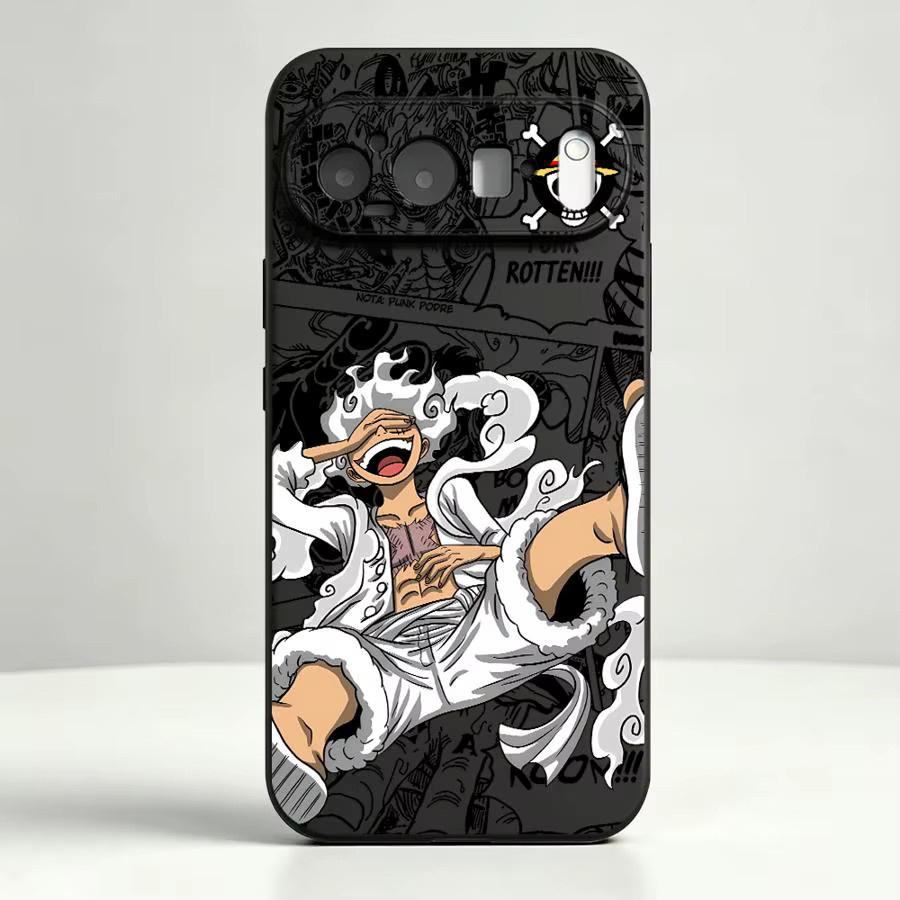Handyhülle im Anime One Piece Luffy Design für Google Pixel 10 9 Pro XL 8 7 6 Pro und 10a 9a 8a 7a 6a in Multicolor und Schwarz - Bild 2