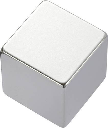 TRU COMPONENTS Permanent-Magnet Würfel N45 in Silber, B/T/H: 5 x 5 x 5 mm - Bild 1