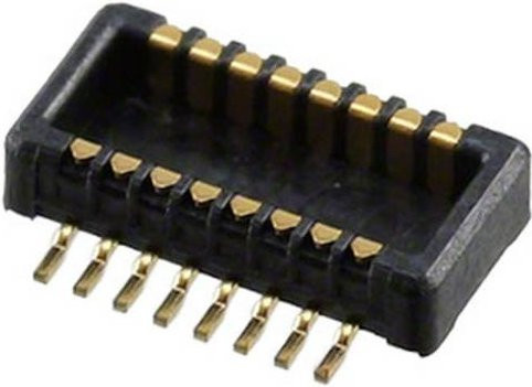 Molex Mezzanine-Steckverbinder Schwarz, 16 Polzahl, Rastermaß: 0,5 mm - Bild 1