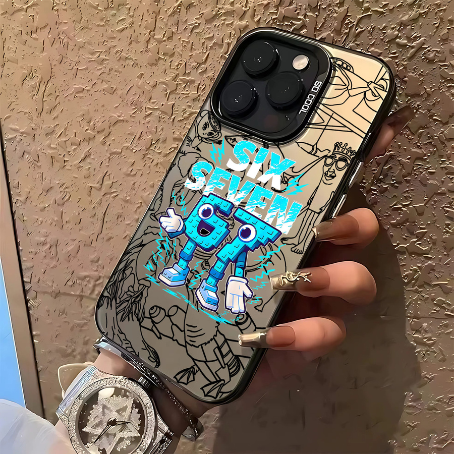 Six Seven 67 Sturzsichere Handyhülle mit matter Rückseite für Xiaomi Redmi Note 7 8 9 9S 10 11 12 13 14 15 Pro Plus 4G 5G - Bild 2