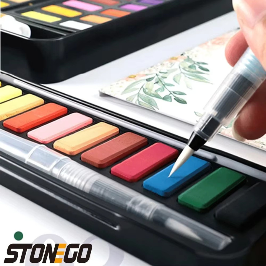STONEGO Aquarellfarben-Set, Metall, Bunt / Mehrfarbig - Bild 4