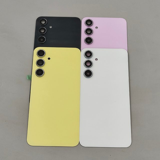 Samsung Galaxy A55 5G Rückglasabdeckung mit Kameralinse in Weiß für SM-A556B/DS Ersatzteil - Bild 1
