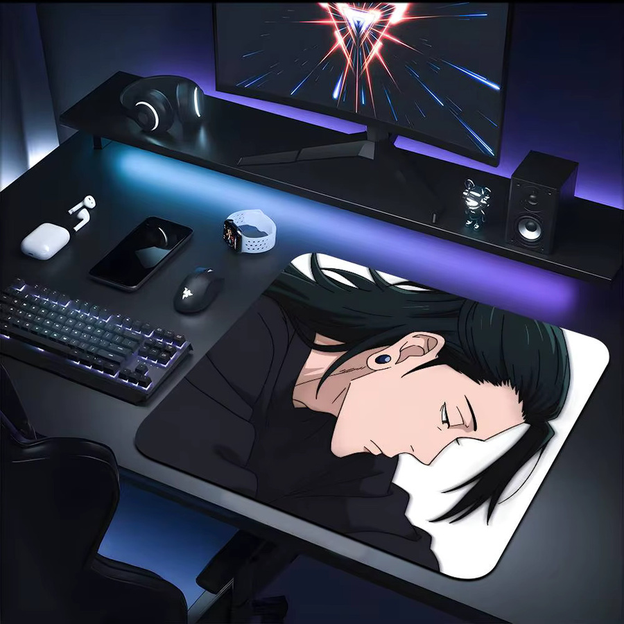 Moetch Anime Geto Suguru Mauspad in Multicolour, rutschfestes Schreibtischpad für Tastatur und Laptop - Bild 3