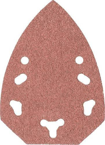 Kwb Deltaschleifpapier Körnung 80 für Holz und Metall, 5 Stück, B: 100 mm, L: 140 mm - Bild 1