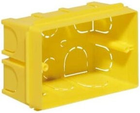 KAISER Gerätedose 662 Gelb B/H/T: 10,0 x 6,0 x 5,2 cm für italienische und amerikanische Einsätze - Bild 1
