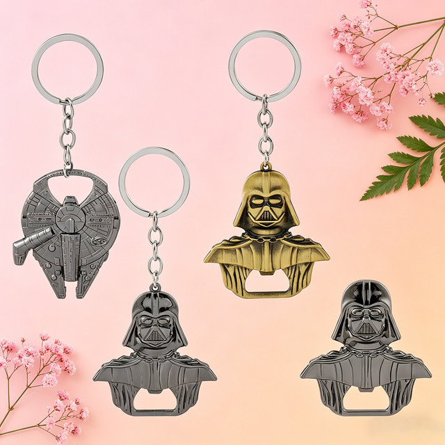 Star Wars Schlüsselanhänger Metall, Flaschenöffner, Unisex - Bild 1