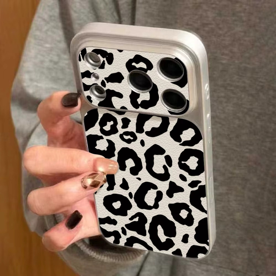 AKABEILA Handyhülle mit Lanyard im Leopardenmuster für iPhone, stoßfeste Silikonhülle in Multicolour - Bild 5