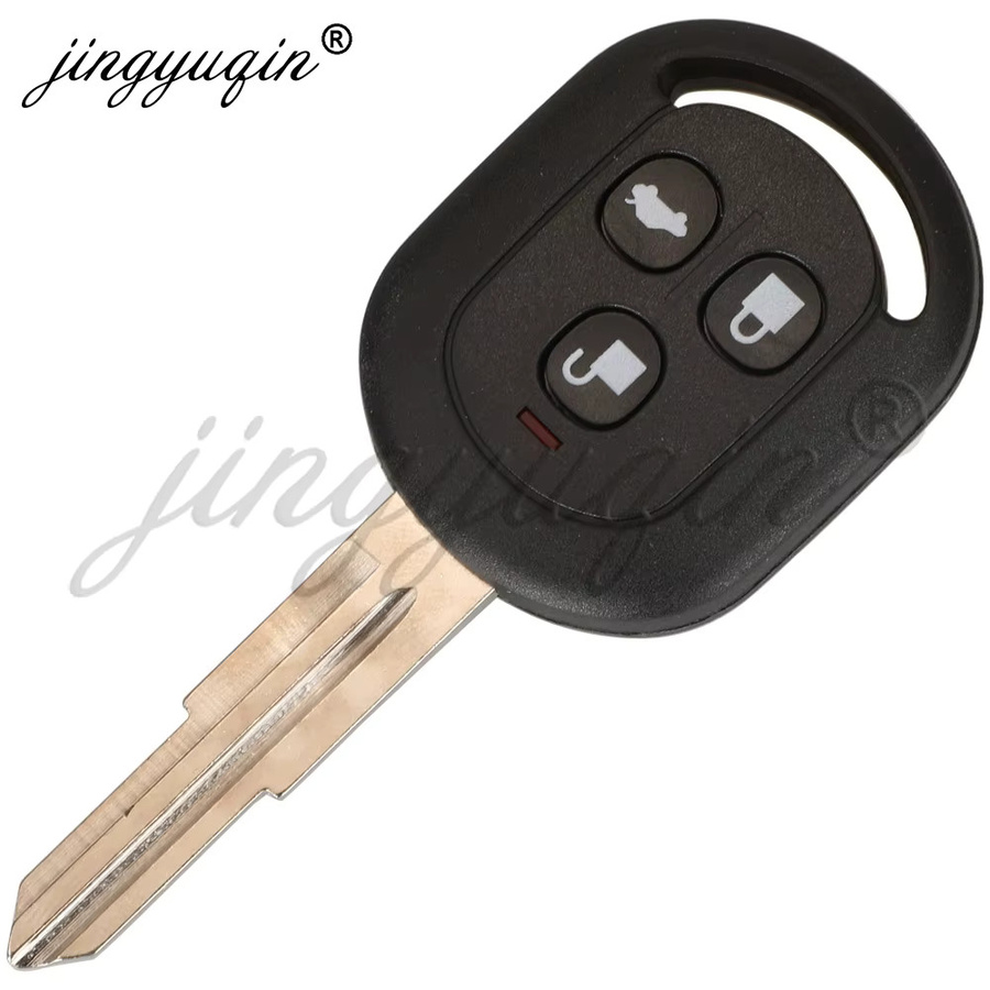 Jingyuqin Auto-Fernbedienungsschlüssel für Chevrolet Aveo Optra Daewoo Nubira, Farbe: Schwarz, 433,92 MHz ASK 4D60 Chip - Bild 2