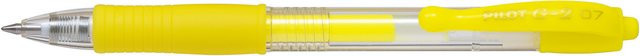 PILOT Gelschreiber G2-7 in Neongelb - Bild 1
