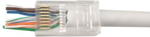 Microconnect KON505-50EZ RJ-45 Drahtverbinder für Ethernet/LAN in Transparent - Bild 1