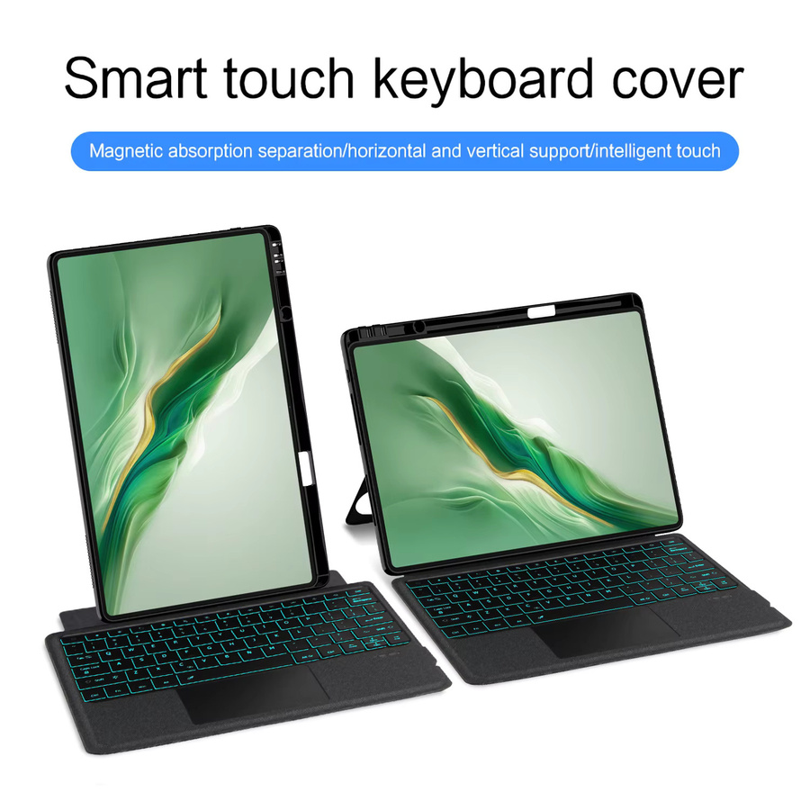 Honor Tastaturhülle mit Hintergrundbeleuchtung und Stifthalter für MagicPad 2 12,3 Zoll, Schwarz - Bild 5