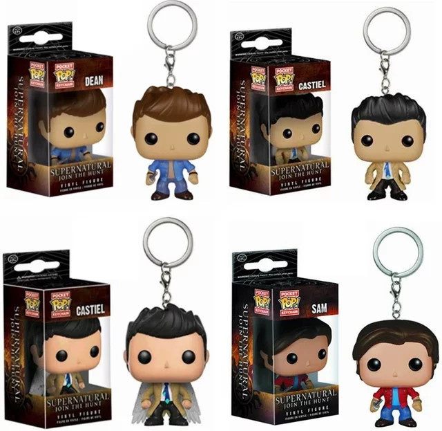 Funko Supernatural Dean & Castiel Sam Pocket Pop Schlüsselanhänger, ab 14 Jahren - Bild 1