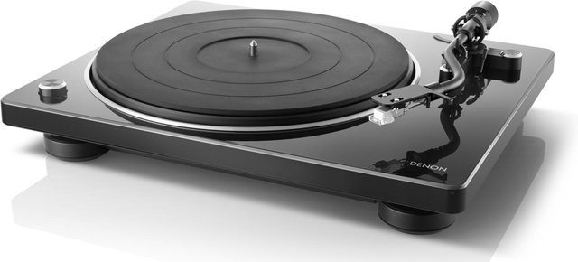 Denon DP400 Plattenspieler mit Riemenantrieb in Schwarz - Bild 1