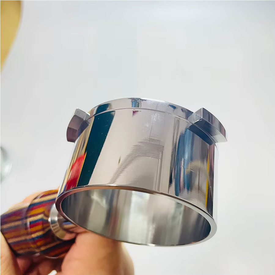 Delonghi Bodenloser Siebträger aus 304 Edelstahl mit Filterkörben für 1, 2 oder 4 Tassen, passend für EC680 und EC685 Espresso-Maschinen, Farbe: Braun, Durchmesser: 51 mm - Bild 4