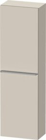 Duravit Halbhochschrank D-Neo in Beige mit 1 Tür und 4 Regalböden, Wandmontage, B/T: 40 x 24 cm - Bild 1