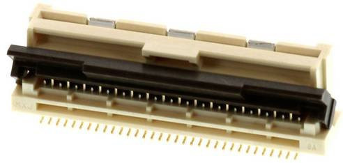 Molex FFC/FPC-Anschluss 33-polig in Beige mit 0,5 mm Rastermaß (5022313300) auf einer Full Reel - Bild 1