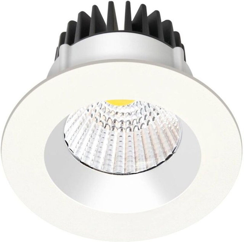 Arcchio Hochvolt Einbaustrahler aryx aus Aluminium in Weiß mit neutralweißem LED-Licht - Bild 1