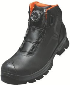 Uvex Sicherheitsschuhe Stiefel 2 MACSOLE S3 Schwarz Orange Größe 41 - Bild 1