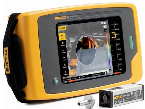 Fluke Schallkamera mit Farbdisplay FLK-II915/SB140/FPC3 in Gelb, 12.1 Zoll, 114.6 dB, 2Hz - 100Hz, USB-C und WLAN - Bild 1