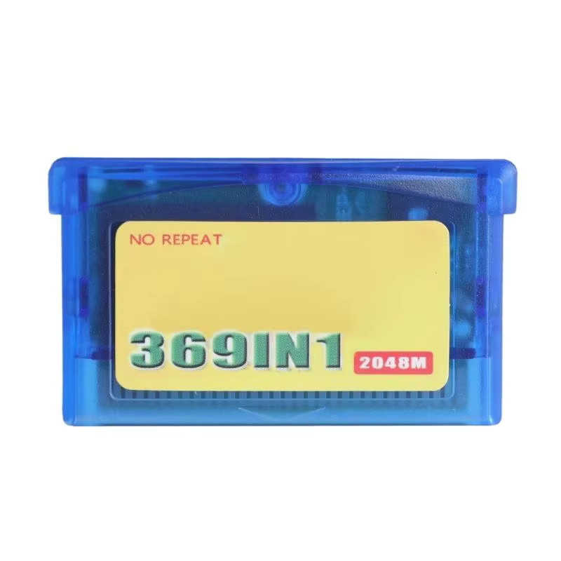 VGDHBTER 369-in-1 Retro Videospiel-Cartridge für Konsolen in Blau - Bild 2