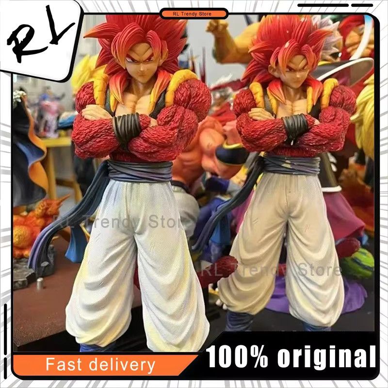 JG Dragon Ball Gogeta Super Saiyajin 4 Figur aus PVC, Höhe: 33 cm, Farbe: Rot/Multicolor - Bild 2